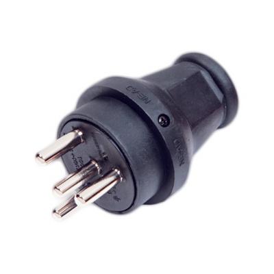 NE-AD Trifaze Erkek Fiş 3P+N Kauçuk