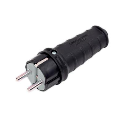 Topraklı Erkek Fiş Kaucuk Monofaze